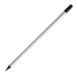Neplum – Black Wood HB Pencil - Silver