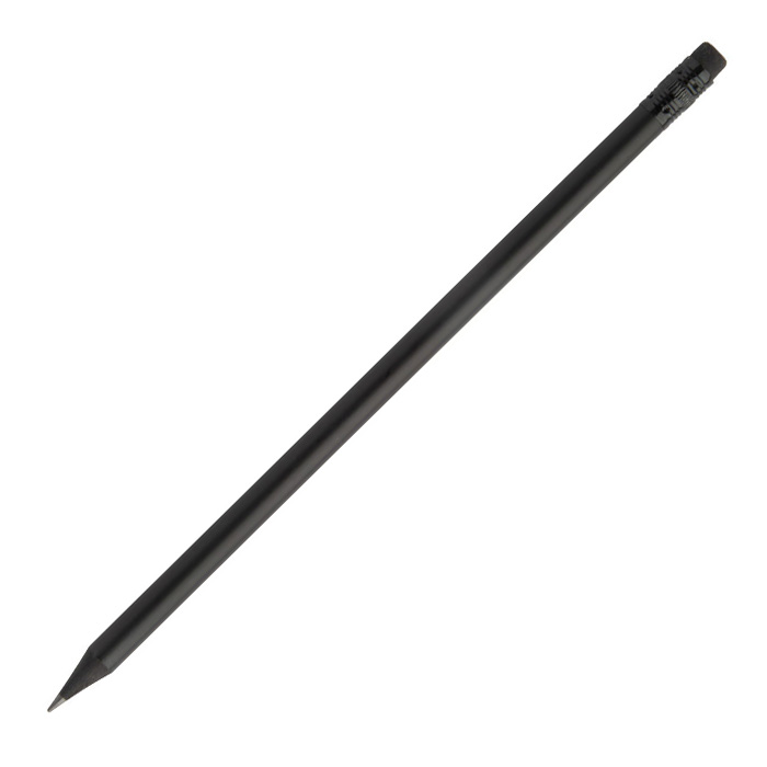 Neplum – Black Wood HB Pencil - Black