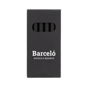 BLATTY – Set of 6 Black Wooden Pencils