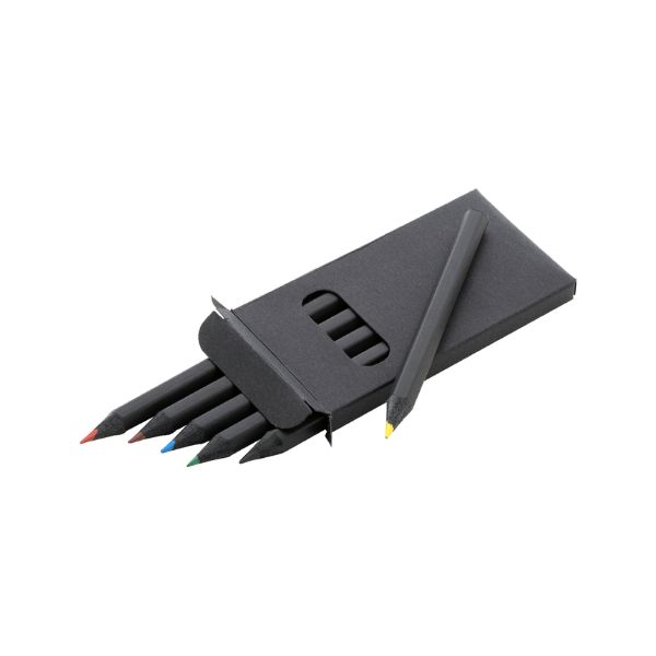 BLATTY – Set of 6 Black Wooden Pencils - Image 2