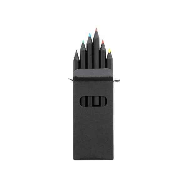 BLATTY – Set of 6 Black Wooden Pencils