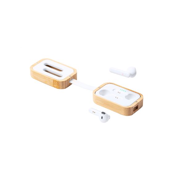 CHORUS – Bamboo TWS Earbuds with Charging Case - Image 2