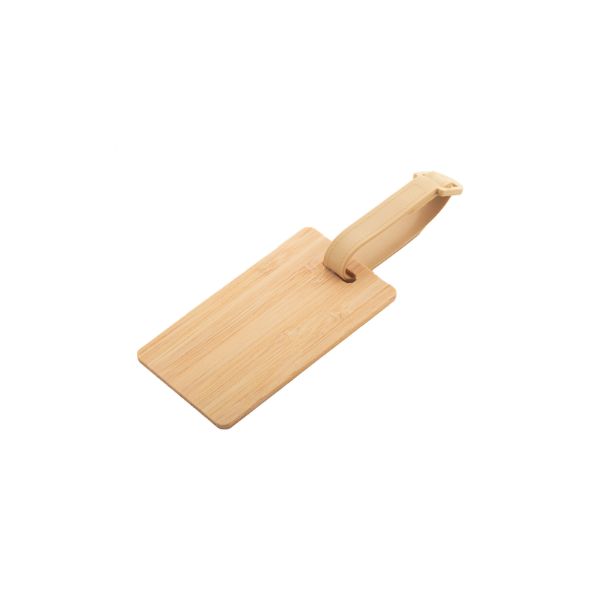 JAKARTA – Bamboo Luggage Tag with Strap & Buckle