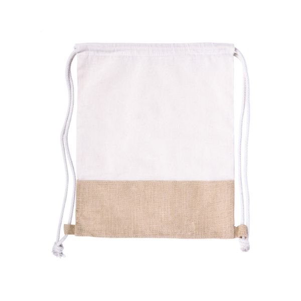 JUCOX – Jute & Cotton Drawstring Bag - Image 2