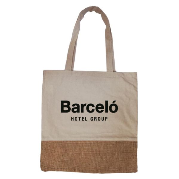 INDIA TOTE – Cotton & Jute Shopping Bag (160 g/m²)