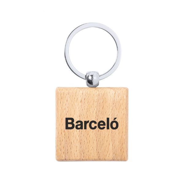 WOKKE – Beech Wood Keyring - Image 2